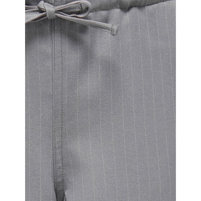 Only KOGMILEY LIFE PINSTR. BOXER STR PAN: Medium Grey Melange/Boxer White | Freewear KOGMILEY LIFE PINSTR. BOXER STR PAN: - www.freewear.nl - Freewear