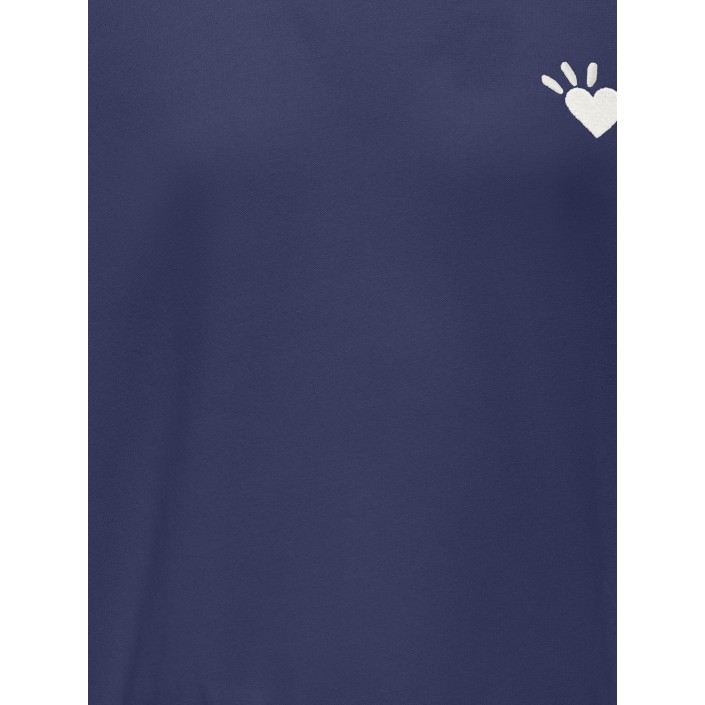 Only KOGTAMMIE LIFE L/S PRINT O-NECK SWT Midnight Sail/Amour/Cloud Dancer | Freewear KOGTAMMIE LIFE L/S PRINT O-NECK SWT - www.freewear.nl - Freewear