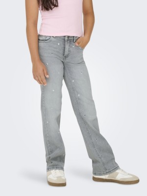 Only KOGJUICY HW HEART WIDE LEG REA707 D: Medium Grey Denim | Freewear KOGJUICY HW HEART WIDE LEG REA707 D: - www.freewear.nl - Freewear