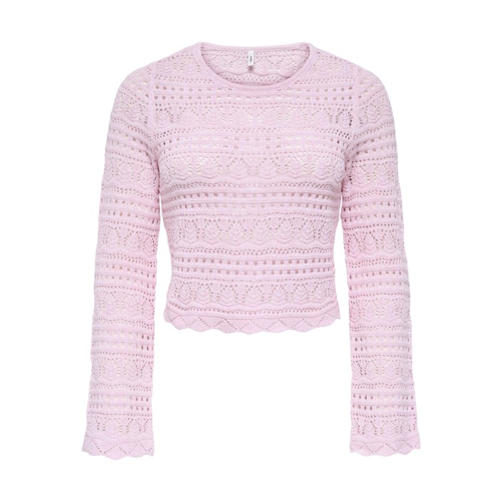 Only ONLELKE LIFE LS PULLOVER KNT NOOS Romance Rose | Freewear ONLELKE LIFE LS PULLOVER KNT NOOS - www.freewear.nl - Freewear