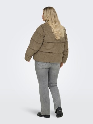 Carmakoma CARNEWDOLLY CORDUROY PUFFER OTW Cub/BIG CORDUROY PATTERN | Freewear CARNEWDOLLY CORDUROY PUFFER OTW - www.freewear.nl - Freewear