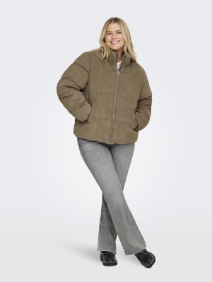 Carmakoma CARNEWDOLLY CORDUROY PUFFER OTW Cub/BIG CORDUROY PATTERN | Freewear CARNEWDOLLY CORDUROY PUFFER OTW - www.freewear.nl - Freewear