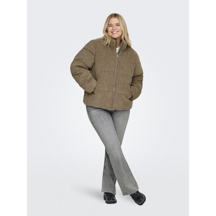 Carmakoma CARNEWDOLLY CORDUROY PUFFER OTW Cub/BIG CORDUROY PATTERN | Freewear CARNEWDOLLY CORDUROY PUFFER OTW - www.freewear.nl - Freewear