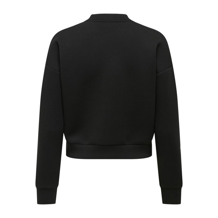 Only ONLNAOMI L/S BOMBER SWT Black/Gold buttons | Freewear ONLNAOMI L/S BOMBER SWT - www.freewear.nl - Freewear