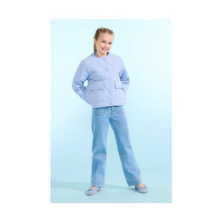 Only KOGROSALINA QUILTED JACKET VD OTW N: Soft Chambray | Freewear KOGROSALINA QUILTED JACKET VD OTW N: - www.freewear.nl - Freewear