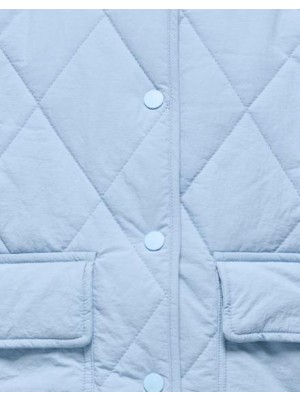 Only KOGROSALINA QUILTED JACKET VD OTW N: Soft Chambray | Freewear KOGROSALINA QUILTED JACKET VD OTW N: - www.freewear.nl - Freewear