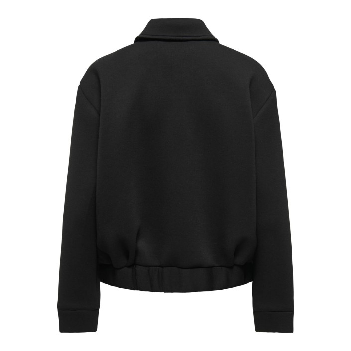 Only ONLJUDITH LIFE SHORT SCUBA JACKET O: Black | Freewear ONLJUDITH LIFE SHORT SCUBA JACKET O: - www.freewear.nl - Freewear