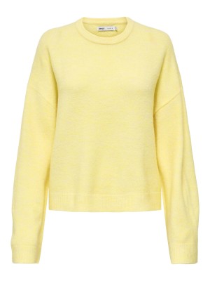 Only ONLSIMONI L/S O-NECK PULLOVER KNT N: Mellow Yellow/MELANGE | Freewear ONLSIMONI L/S O-NECK PULLOVER KNT N: - www.freewear.nl - Freewear