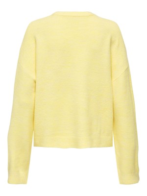 Only ONLSIMONI L/S O-NECK PULLOVER KNT N: Mellow Yellow/MELANGE | Freewear ONLSIMONI L/S O-NECK PULLOVER KNT N: - www.freewear.nl - Freewear