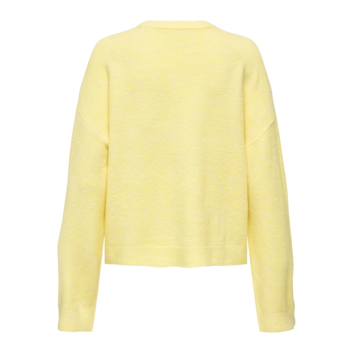 Only ONLSIMONI L/S O-NECK PULLOVER KNT N: Mellow Yellow/MELANGE | Freewear ONLSIMONI L/S O-NECK PULLOVER KNT N: - www.freewear.nl - Freewear