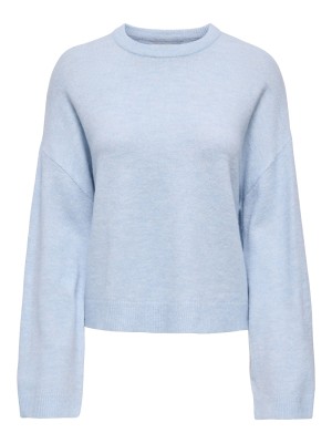 Only ONLSIMONI L/S O-NECK PULLOVER KNT N: Cashmere Blue/MELANGE | Freewear ONLSIMONI L/S O-NECK PULLOVER KNT N: - www.freewear.nl - Freewear