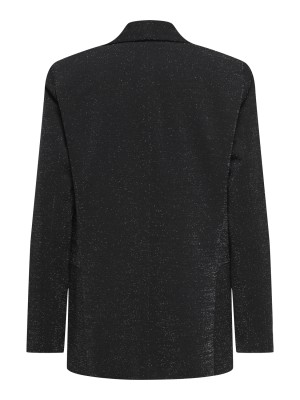 Only ONLELLY-ALYA LIFE L/S GLIT BLAZER Black/SILVER GLITTER | Freewear ONLELLY-ALYA LIFE L/S GLIT BLAZER - www.freewear.nl - Freewear