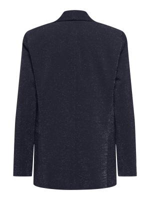 Only ONLELLY-ALYA LIFE L/S GLIT BLAZER Night Sky/SILVER GLITTER | Freewear ONLELLY-ALYA LIFE L/S GLIT BLAZER - www.freewear.nl - Freewear