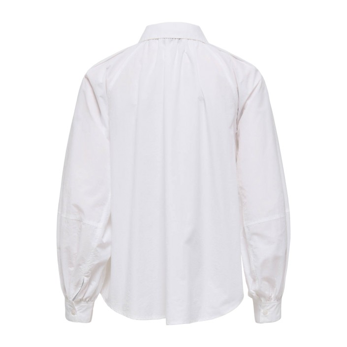 Only ONLRIVER LS SHIRT OX WVN Bright White | Freewear ONLRIVER LS SHIRT OX WVN - www.freewear.nl - Freewear