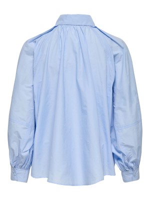 Only ONLRIVER LS SHIRT OX WVN Cashmere Blue | Freewear ONLRIVER LS SHIRT OX WVN - www.freewear.nl - Freewear