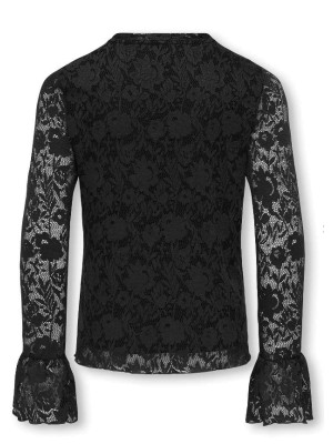 Only KOGTOOS L/S LACE TOP JRS Black | Freewear KOGTOOS L/S LACE TOP JRS - www.freewear.nl - Freewear