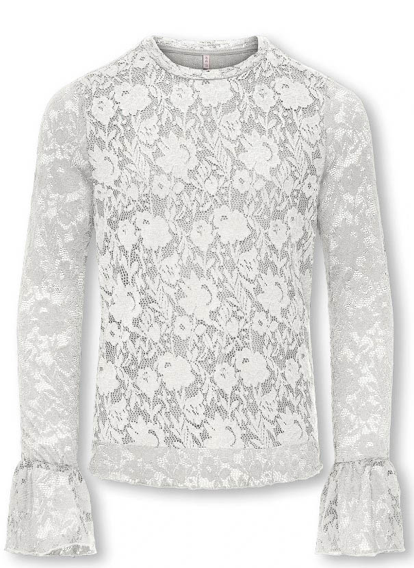 Only Kogtoos L/s Lace Top Jrs
