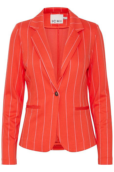 Ichi Blazer Ihruti Bl 10 20118125 171664 Poppy Red Dames Maat - L