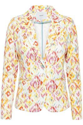 Blazer met all-over motief, model 'Kate'