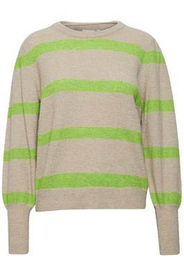 Ichi Trui Ihdusty Ls11 20120246 150341 Parrot Green Dames Maat - M