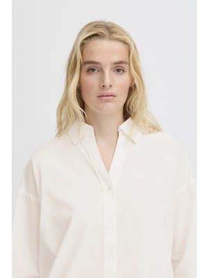 ICHI IHESTAMA SH:Shirts/Blouse Blanc de Blanc | Freewear IHESTAMA SH:Shirts/Blouse - www.freewear.nl - Freewear