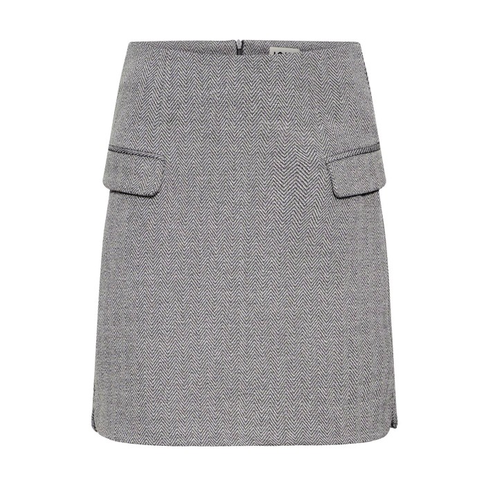 ICHI IHKATE JACQUARD SK5:Skirts SHARKSKIN HERRINGBONE | Freewear IHKATE JACQUARD SK5:Skirts - www.freewear.nl - Freewear