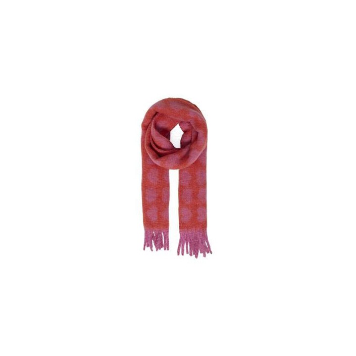 ICHI IAHEARTY SC:Scarf Super Pink | Freewear IAHEARTY SC:Scarf - www.freewear.nl - Freewear