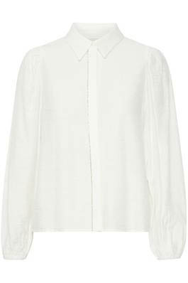 Ichi Blouse Ihrhines Sh 20122139 114201 Cloud Dancer Dames Maat - W40