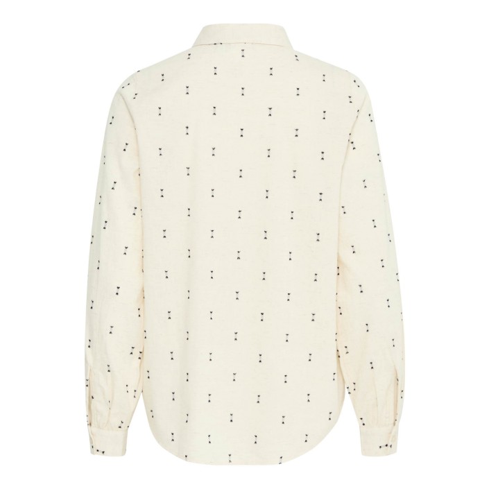 ICHI IHHIMALO SH2:Shirts/Blouse Oatmeal Melange | Freewear IHHIMALO SH2:Shirts/Blouse - www.freewear.nl - Freewear