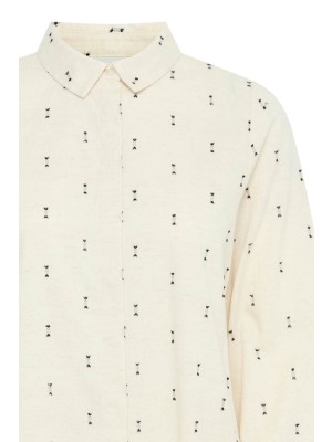 ICHI IHHIMALO SH2:Shirts/Blouse Oatmeal Melange | Freewear IHHIMALO SH2:Shirts/Blouse - www.freewear.nl - Freewear