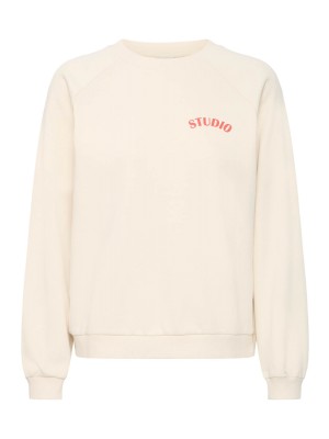 ICHI IHMARROT SW:Sweatshirt Birch | Freewear IHMARROT SW:Sweatshirt - www.freewear.nl - Freewear