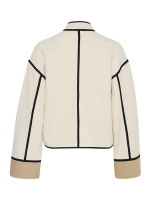 ICHI IHKATE QUILTED JA:Jackets Almond Milk | Freewear IHKATE QUILTED JA:Jackets - www.freewear.nl - Freewear