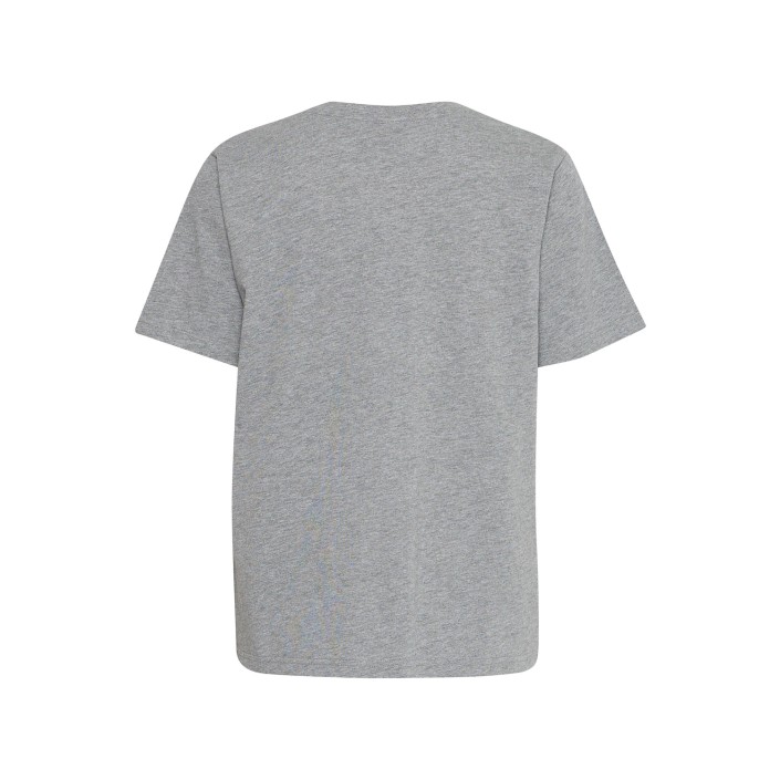 ICHI IHNYNNA SS2:T-Shirts Light grey melange | Freewear IHNYNNA SS2:T-Shirts - www.freewear.nl - Freewear