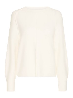 ICHI IHBALLIA LS:Knit Cloud Dancer | Freewear IHBALLIA LS:Knit - www.freewear.nl - Freewear