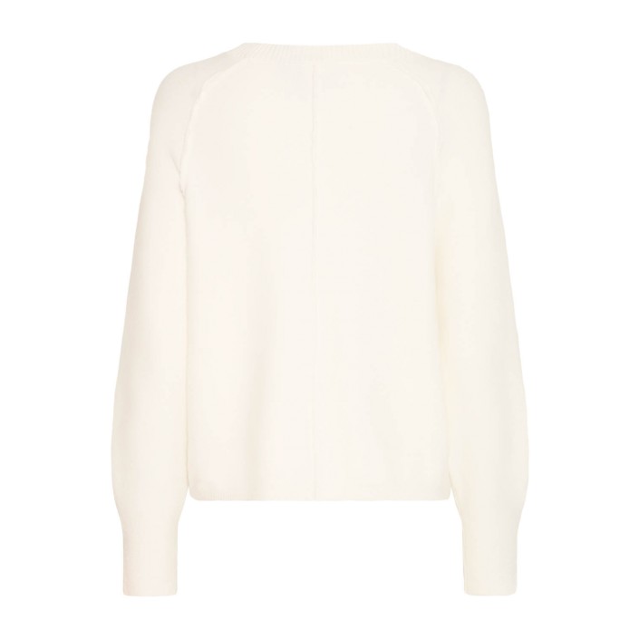 ICHI IHBALLIA LS:Knit Cloud Dancer | Freewear IHBALLIA LS:Knit - www.freewear.nl - Freewear