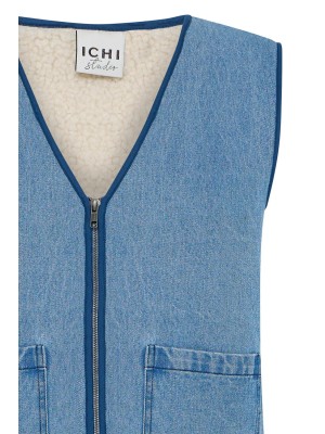 ICHI IHHIRAMO WA:Jackets Authentic Mid Blue  denim | Freewear IHHIRAMO WA:Jackets - www.freewear.nl - Freewear