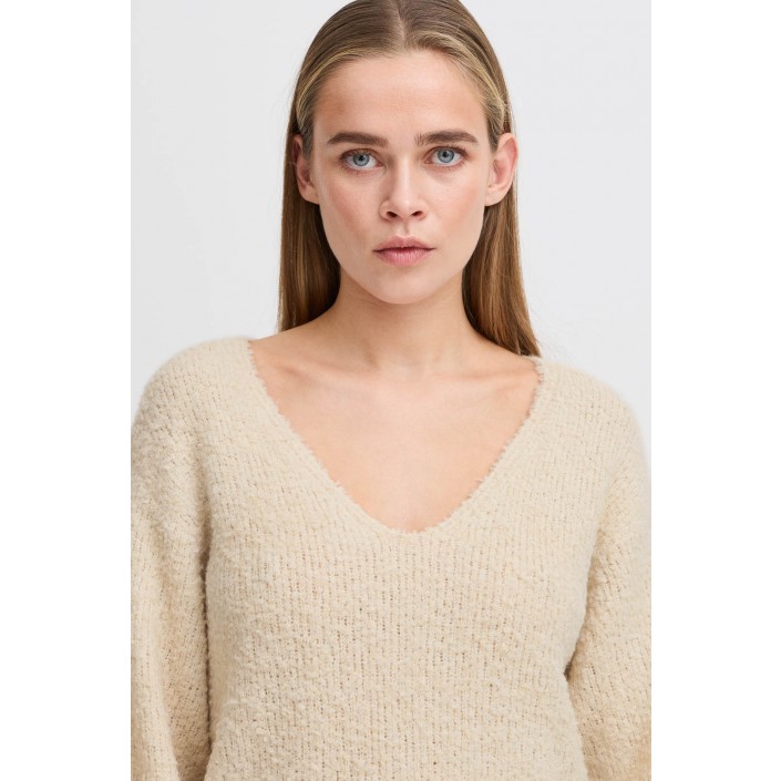 ICHI IHLOUCLE LS:Knit Birch | Freewear IHLOUCLE LS:Knit - www.freewear.nl - Freewear