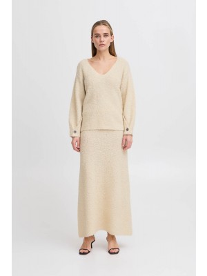 ICHI IHLOUCLE LS:Knit Birch | Freewear IHLOUCLE LS:Knit - www.freewear.nl - Freewear