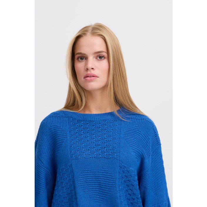 ICHI IHAGNETE LS2:Knit Turkish Sea | Freewear IHAGNETE LS2:Knit - www.freewear.nl - Freewear