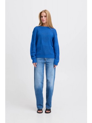 ICHI IHAGNETE LS2:Knit Turkish Sea | Freewear IHAGNETE LS2:Knit - www.freewear.nl - Freewear