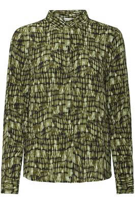 Ichi Blouse Ihkatonia Sh 20122815 203674 Mayfly Animal Aop Dames Maat - W38