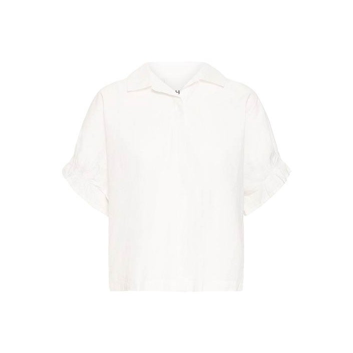 ICHI IHSAMI SH:Shirts/Blouse Cloud Dancer | Freewear IHSAMI SH:Shirts/Blouse - www.freewear.nl - Freewear