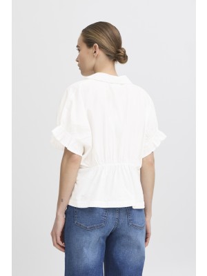 ICHI IHSAMI SH:Shirts/Blouse Cloud Dancer | Freewear IHSAMI SH:Shirts/Blouse - www.freewear.nl - Freewear