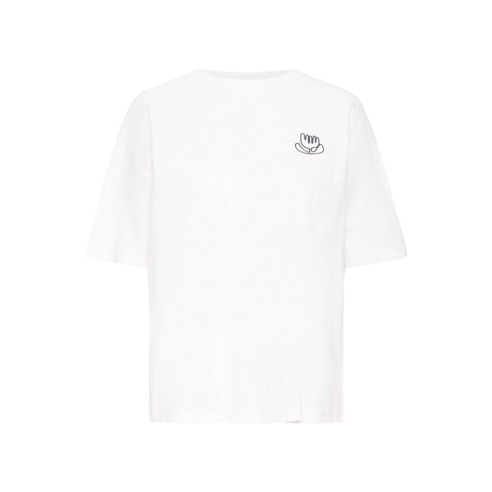 ICHI IHNABINO SS3:T-Shirts Cloud Dancer | Freewear IHNABINO SS3:T-Shirts - www.freewear.nl - Freewear
