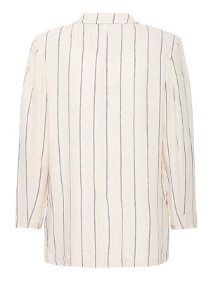 ICHI IHLINNO BL:Jackets Natural Ecru Stripe | Freewear IHLINNO BL:Jackets - www.freewear.nl - Freewear