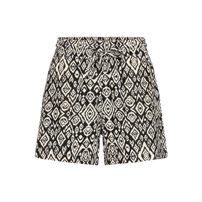 ICHI IHLINNO SHO:Shorts Black Diamond Ikat | Freewear IHLINNO SHO:Shorts - www.freewear.nl - Freewear