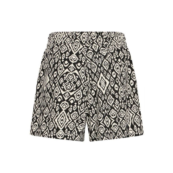 ICHI IHLINNO SHO:Shorts Black Diamond Ikat | Freewear IHLINNO SHO:Shorts - www.freewear.nl - Freewear