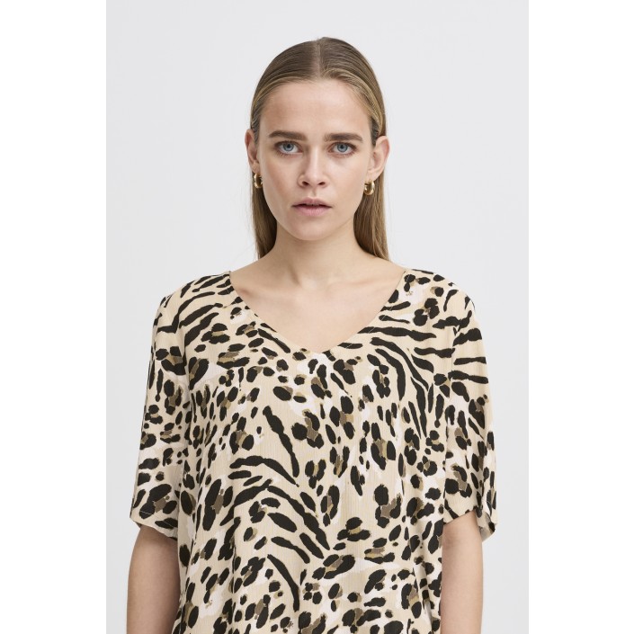 ICHI IHMARRAKECH AOP SS14:Shirts/Blouse Caribou Animal Aop | Freewear IHMARRAKECH AOP SS14:Shirts/Blouse - www.freewear.nl - Freewear