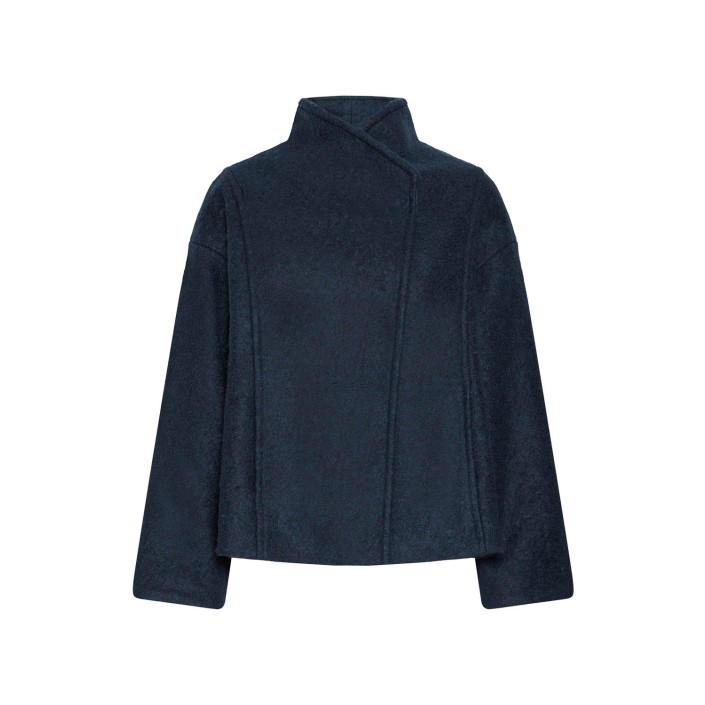 ICHI IHSTIPA JA7:Outerwear Gray Pinstripe | Freewear IHSTIPA JA7:Outerwear - www.freewear.nl - Freewear