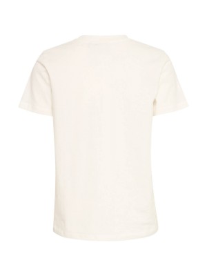 ICHI IHCAMINO SS27:T-Shirts Cloud Dancer w. Black | Freewear IHCAMINO SS27:T-Shirts - www.freewear.nl - Freewear
